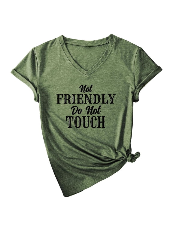 Womens Tshirts Women's Tops Crew Neck Graphic T Shirt Soft Casual Short Sleeve Tee With Stylish Printed Design for Everyday Wear