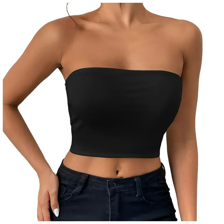 Cute tube top outfits hot sale