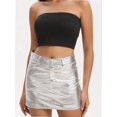 thumbnail image 1 of Womens Tube Tops Strapless Crop tops Basic Backless Sleeveless Bandeau Cute Summer Outfits Sexy Solid Tops, 1 of 6