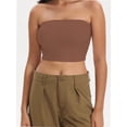 thumbnail image 1 of Womens Tube Tops Strapless Crop tops Basic Backless Sleeveless Bandeau Cute Summer Outfits Sexy Solid Tops, 1 of 1