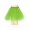 thumbnail image 1 of Womens Tulle Ballet Tutu Skirt Running Marathons, Fluorescent Green, 1 of 1
