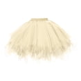 thumbnail image 1 of Womens Tulle Skirt Layered Tutu Skirt Elastic Waist Full Mesh Party Skirt for Prom Dance Wedding, 1 of 3