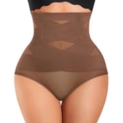 Womens' Tummy Control High Waist Trainer Body Shaper  Small, Regular, Regular, Beige-Mid Thigh
