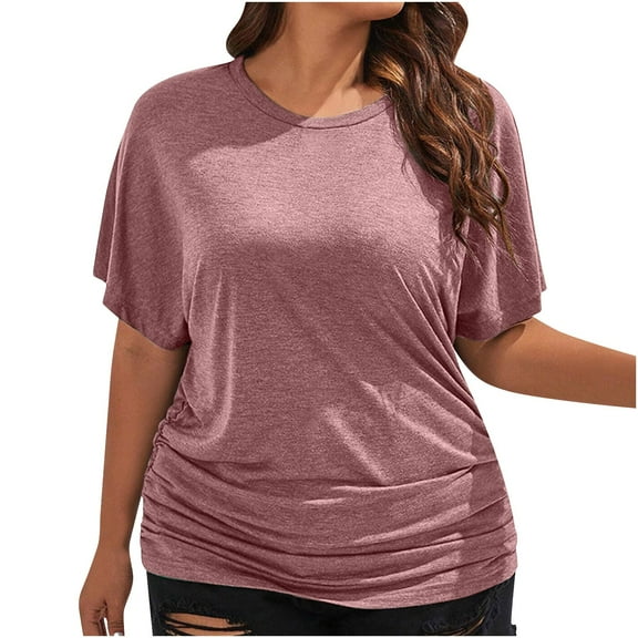 Womens Tunic Tops Dressy Casual 3/4 Sleeve Graphic T Shirts Loose Fit Women's Summer Tops, Tees & Blouses