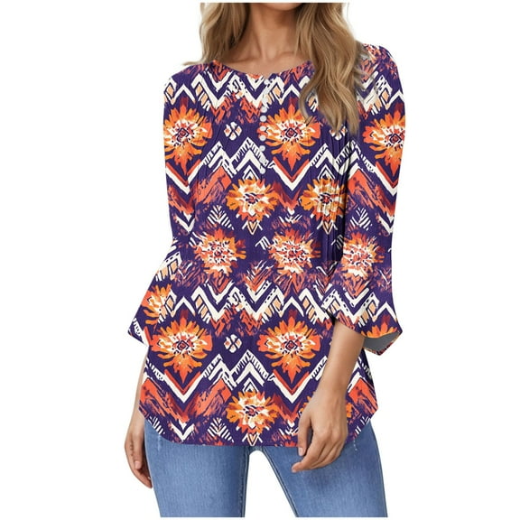 Womens Tunic Tops Dressy Casual Boho Oversized Shirts to Wear with Leggings Womens Summer Shirts with Sleeves