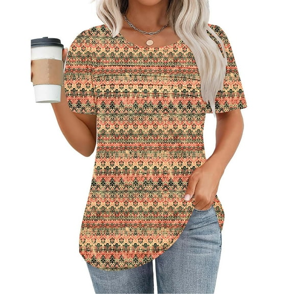 Womens Tunic Tops Dressy Casual Short Sleeve Shirts for Women Dressy Casual My Orders Placed