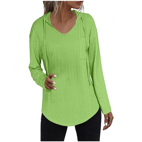 Womens Tunic Tops Long Sleeve Shirts Crew Neck Casual Tshirts Fall Fashion Outfits Clothes