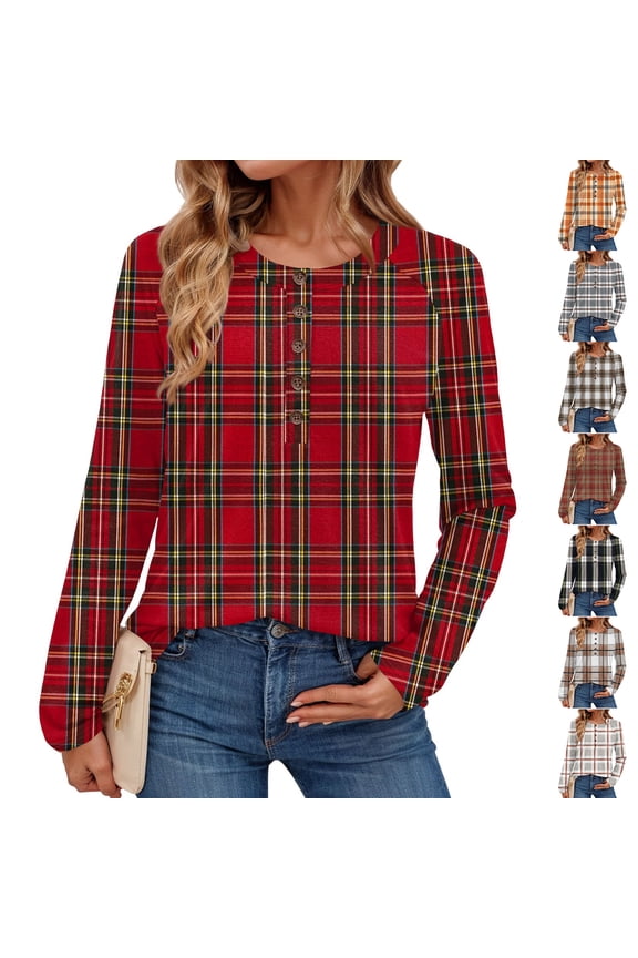 Womens Tunic Tops Long Sleeve Shirts Fall Winter Casual Crewneck Sweaters Front Twist For Leggings, Vermilion, S