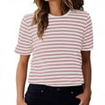 thumbnail image 1 of Womens Tunic Tops for Leggings Short Sleeve Summer T-Shirts Crew Neck Front Pocket Side Split High Low Hem Loose Fit Basic Tees, 1 of 6