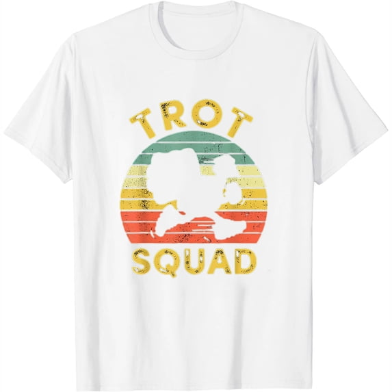 Womens Turkey Trot Squad Funny Thanksgiving Running Family Matching T-Shirt White Medium