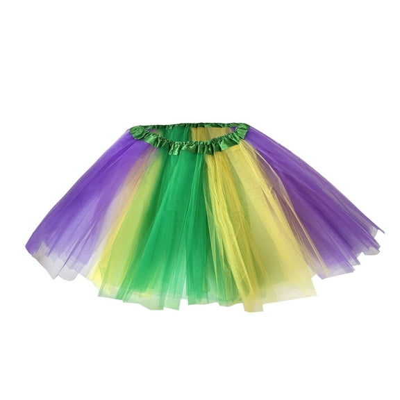Womens Tutu Skirt Tulle Skirt Layered Tulle Tutu Skirt Skirts Women Girls Tutu Skirt Elastic Tulle Tutus Layered Tulle Petticoat Halloween Tutu Skirts Carnival Costumes for Women