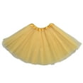 thumbnail image 1 of Womens Tutu Skirts 3 Layered Tulle, Dance Party Costumeï¼Carnival Christmas Gold One Size, 1 of 3