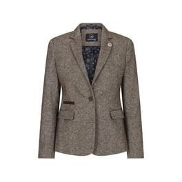 Tweed womens blazer with elbow patches online