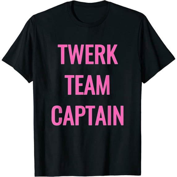 Womens Twerk Team Captain Shirt Black Medium