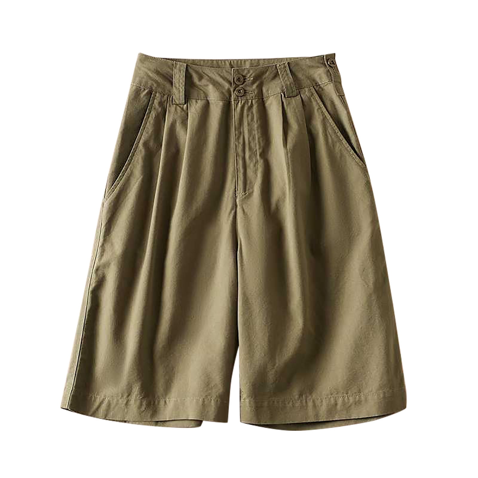 Cotton Twill Shorts Womens