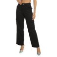 thumbnail image 1 of Womens Twill Wide Leg Cargo Pants, 1 of 3