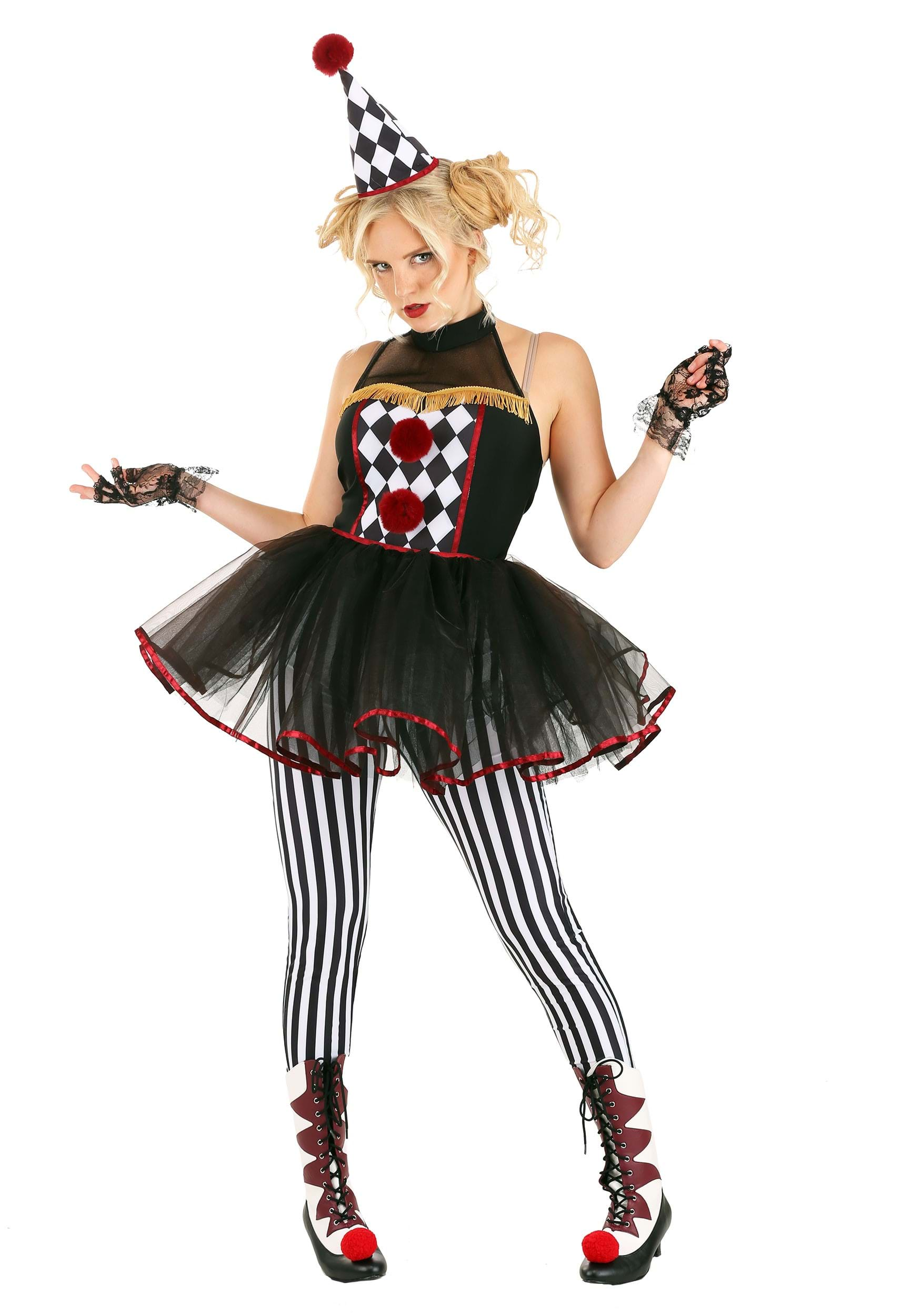 Womens Twisted Clown Costume - Walmart.com