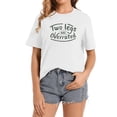 thumbnail image 1 of Womens Two Legs Are Overrated T-Shirt - Amputee, 1 of 5