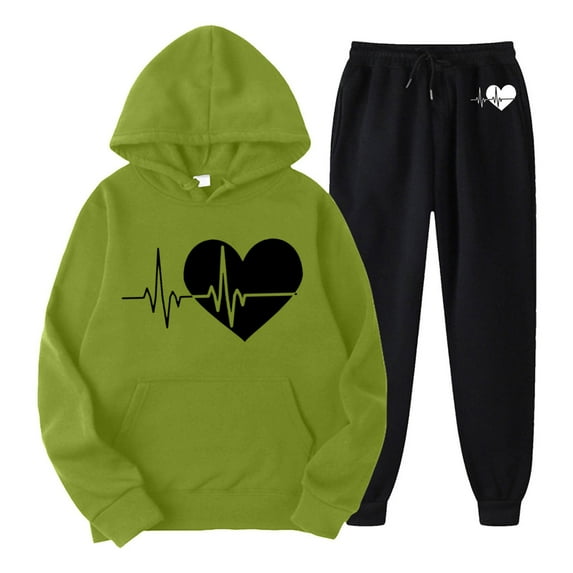 Womens Two Piece Outfits Sets Hoodie Sweatshirt And Long Sweatpants Jogger Workout Set Fall Tracksuit Sweatsuits Pant Suit Women Dressy Petite Women Trousers Suits Womens Business Attire Suits Juniors