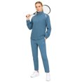thumbnail image 1 of Womens UPF 54+ Tracksuit, Water Resistant Reflective for Hiking Running Blue/Light Blue XL, 1 of 8