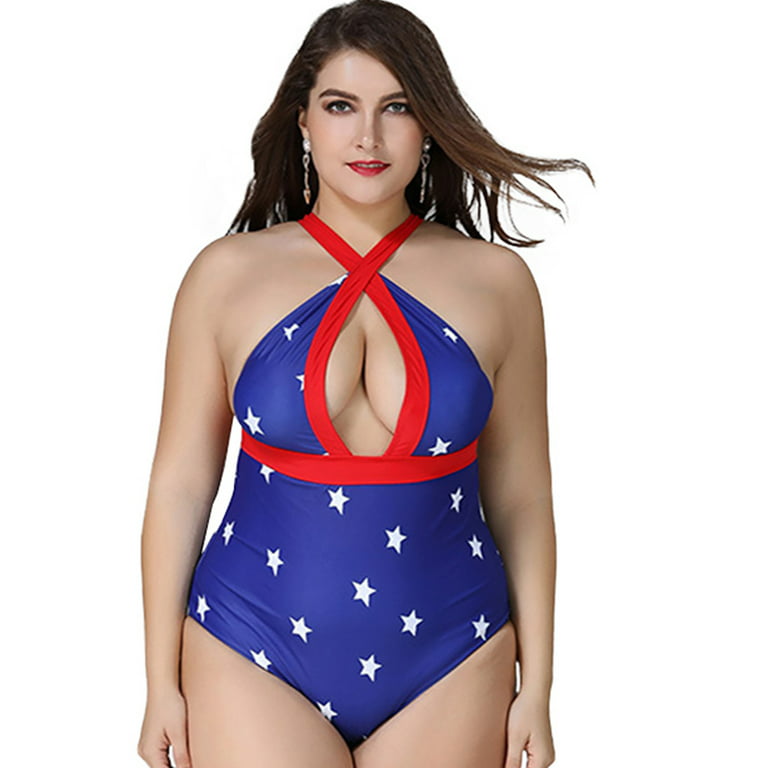 American Flag Bikini, Women USA Flag Swimsuit, Patriotic Bikini 4th of July  Bathing Suit