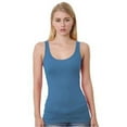 thumbnail image 1 of Womens USA-Made Tank Top, Navy - Large, 1 of 1
