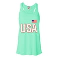 thumbnail image 1 of Womens USA National Pride Flowy Racerback Tank Top T-Shirt, 1 of 1