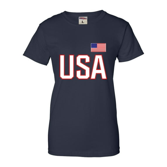 Womens USA National Pride T-Shirt