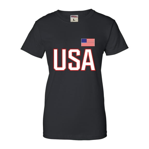 Womens USA National Pride T-Shirt
