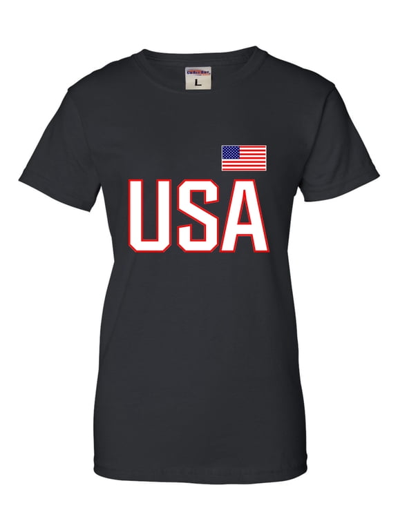 Womens USA National Pride T-Shirt