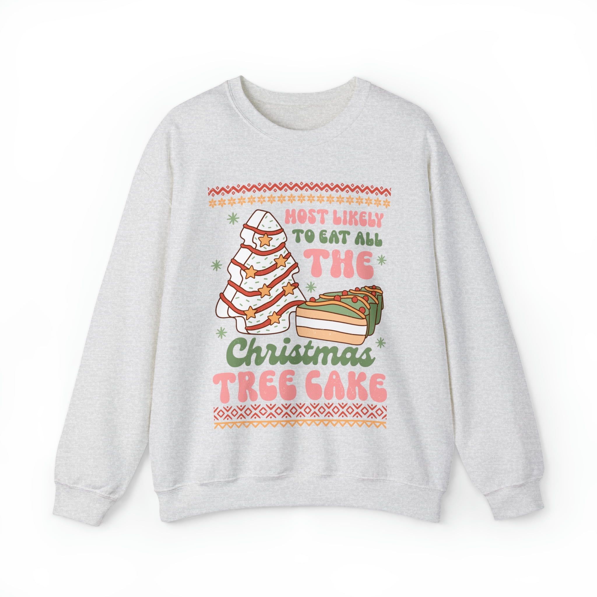 YSJZBS christmas tree cake sweatshirt,black of friday womens coats,1 cent  items only,today show deals of the day,items under 5 dollars,gifts for best