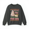 thumbnail image 1 of Womens Ugly Christmas Sweater, Funny Christmas Tree Cake Sweatshirt Gift, 1 of 4