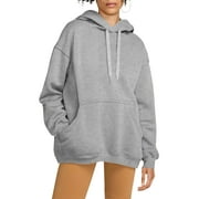 Womens Ultimate Heavyweight Pullover Hoodie Oversized Sweatshirt Fleece Essentials Loose Fit XS-5XL