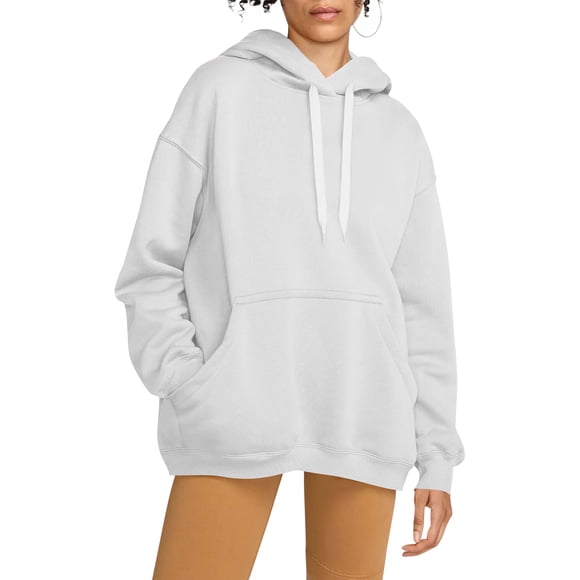 Womens Ultimate Heavyweight Pullover Hoodie Oversized Sweatshirt Fleece Essentials Loose Fit XS-5XL