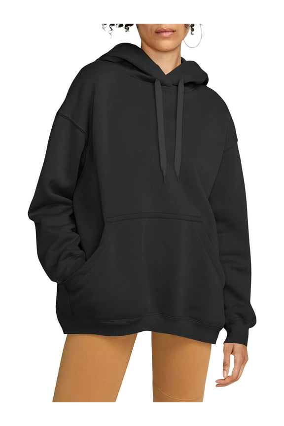 Womens Ultimate Heavyweight Pullover Hoodie Oversized Sweatshirt Fleece Essentials Loose Fit XS-5XL