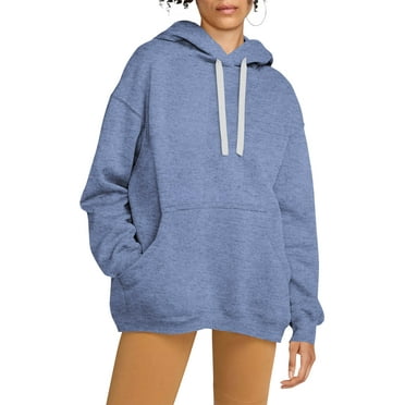 Womens Ultimate Heavyweight Pullover Hoodie Oversized Sweatshirt Fleece Essentials Loose Fit XS-5XL
