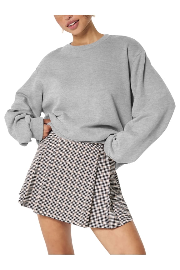 Womens Ultimate Heavyweight Sweatshirt Oversized Pullover Fleece Loose Fit Sweater XS-5XL