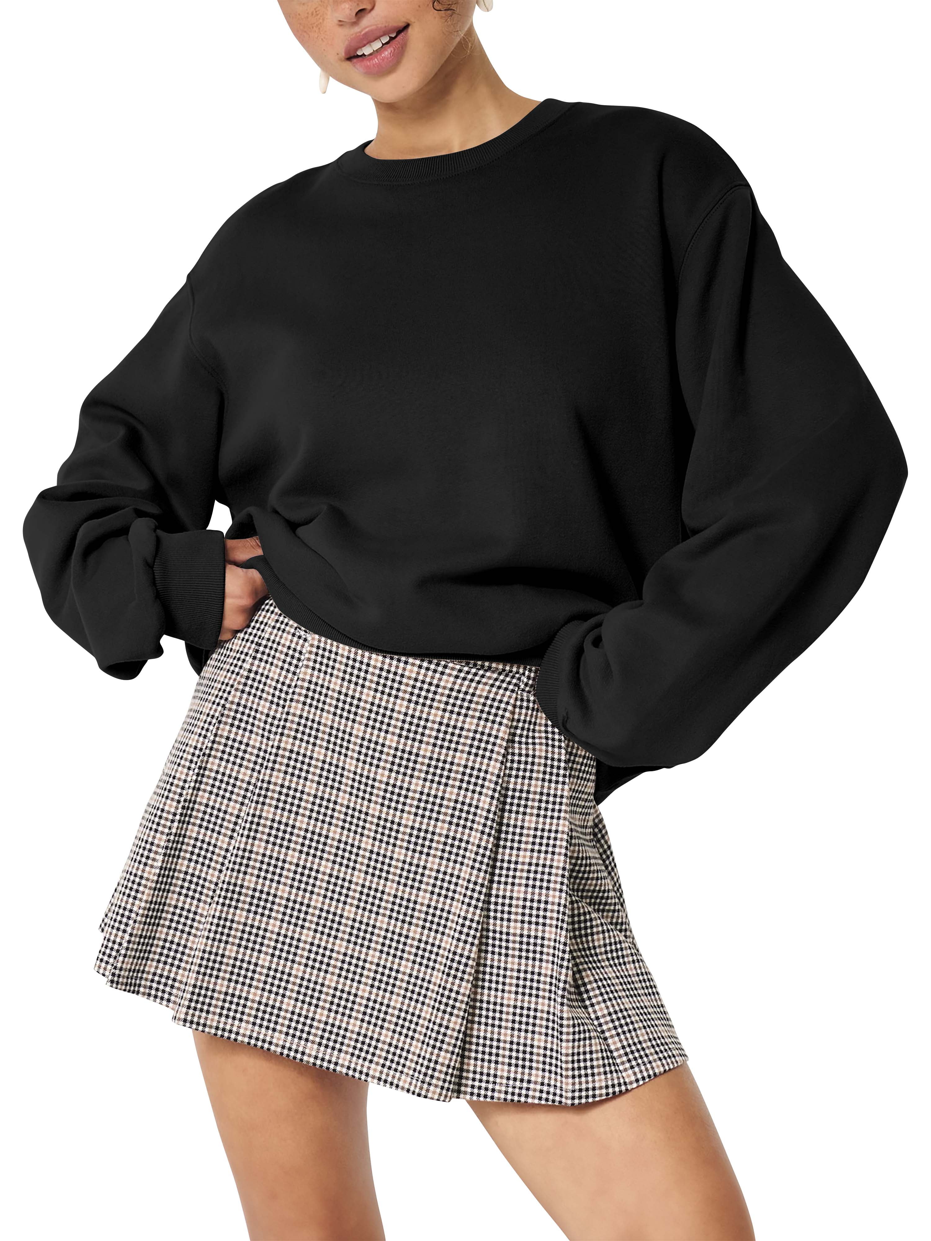 Womens Ultimate Heavyweight Sweatshirt Oversized Pullover Fleece Loose Fit Sweater XS-5XL