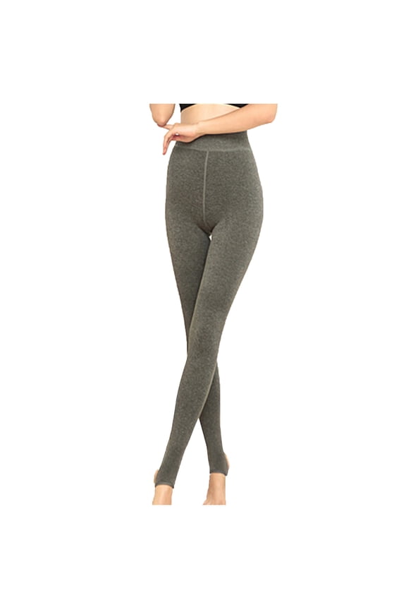 Womens Ultra Light Stirrup Pants 130g Micro Fleece Tights Warm Thin Base Layer Snug Fit Leggings For Everyday Casual Wear