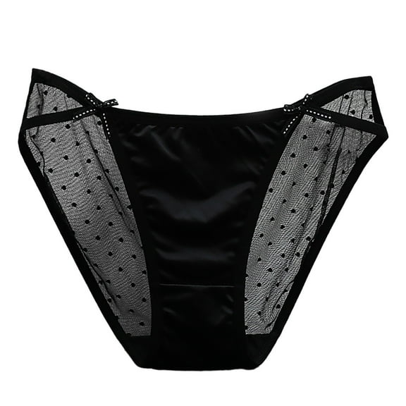 Womens Underpants G String Thongs for Women Sheer Panty High Waist Shorts L