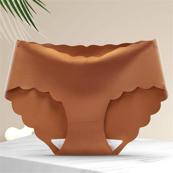 Womens Underwear 1 piece 100% Cotton Soft M Brown Underwear