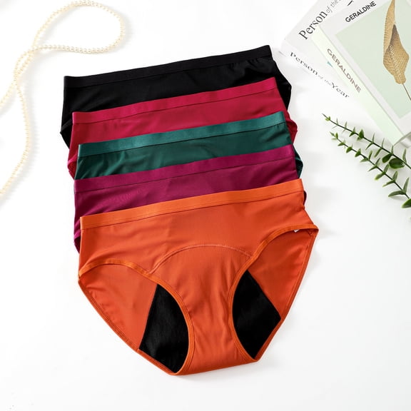 Womens Underwear 1 piece Nylon and Spandex Soft L Red Underwear