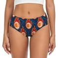 thumbnail image 1 of Womens Underwear American Football Fire Flames Cuteness No Show Seamless Underwear for Women, Soft Stretch Women's Panties, Hipster Ladies Panties Bikini Underwear Briefs, 1 of 6