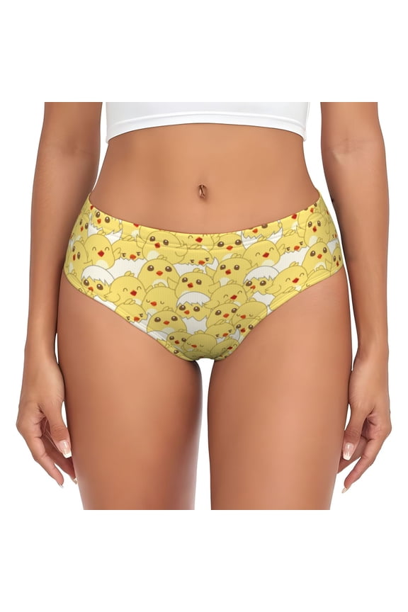 Womens Underwear - Baby Chicks No Show Seamless Underwear for Women, Stretch Women's Panties, Hipster Soft Comfort Ladies Panties Bikini Underwear Briefs