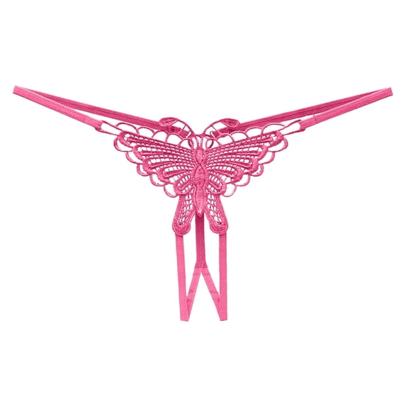 Womens Underwear Breathable Comfortable Panties Crotchless Briefs For Low Rise For Ladies Strappy Blend Underwear for Women