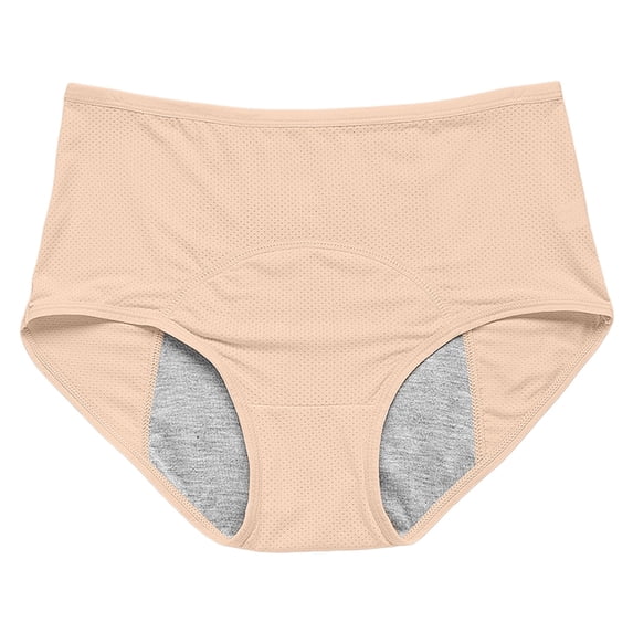 Womens Underwear Breathable Comfortable Plus Size Leakproof Washable Women's Briefs Full Coverage Panties