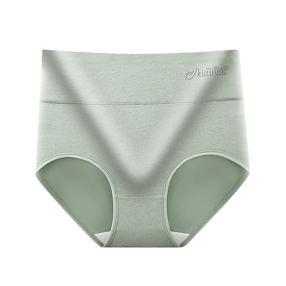 Womens Underwear Breathable Full Coverage Comfortable High Waisted Cotton Soft Briefs Panties