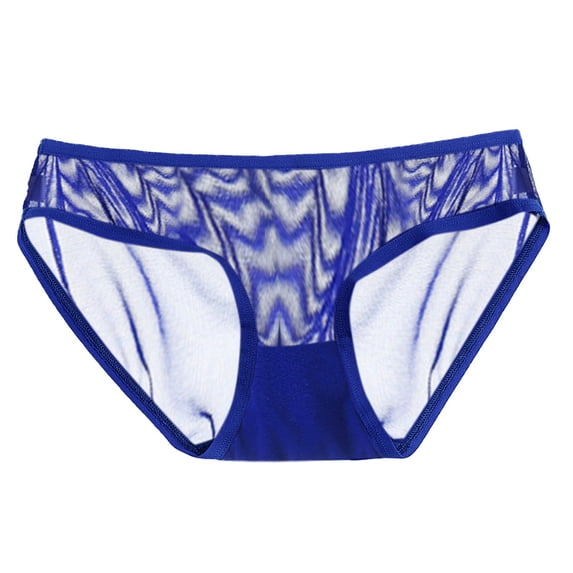 Womens Underwear Breathable Full Coverage Comfortable Low Waist Sheer Mesh Briefs Cute Seamless For Panties