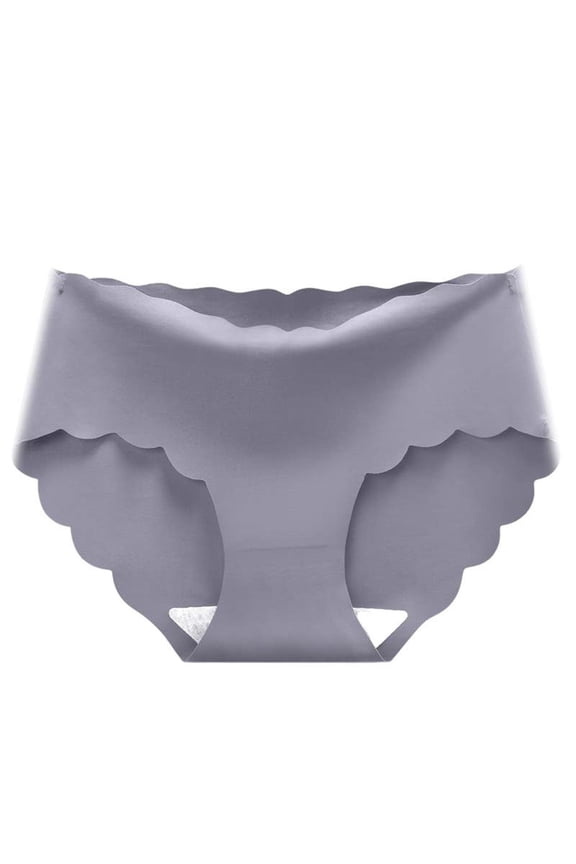 Womens Underwear Breathable Full Coverage Comfortable Seamless Hipster No Show Stretch Ice Silk Bikini Briefs Panties