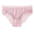 thumbnail image 1 of Womens Underwear Breathable Full Coverage Comfortable Transparent Lace Splicing Cotton Hollow Quality Panties, 1 of 1